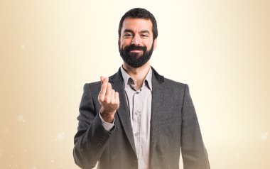 Adam izole arka plan