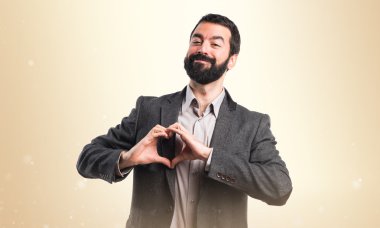 Adam izole arka plan