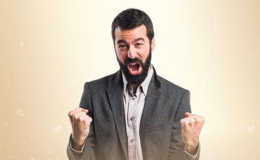 Adam izole arka plan