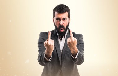 Adam izole arka plan