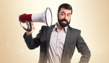 Adam izole arka plan