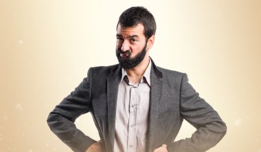 Adam izole arka plan