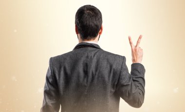 Adam izole arka plan