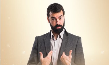 Adam izole arka plan