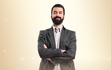 Adam izole arka plan