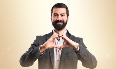 Adam izole arka plan