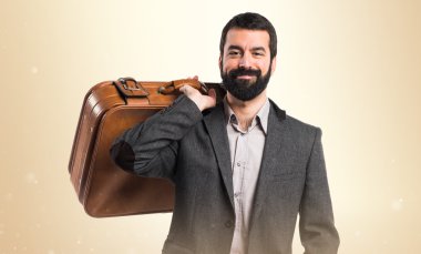 Adam izole arka plan