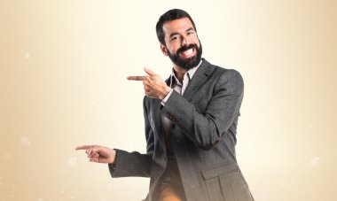 Adam izole arka plan