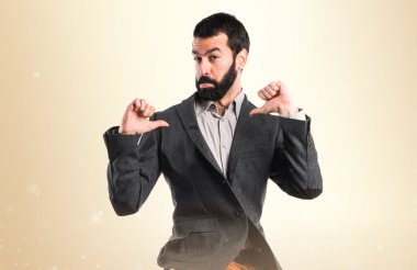 Adam izole arka plan