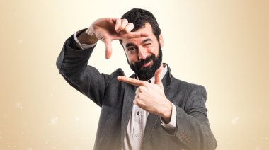 Adam izole arka plan