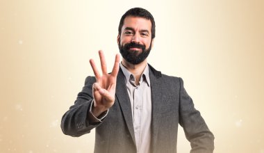 Adam izole arka plan