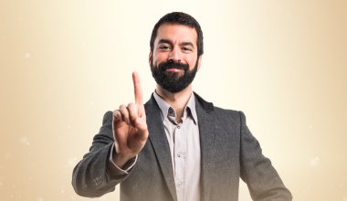 Adam izole arka plan