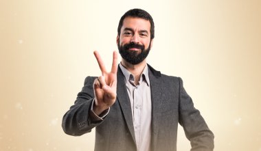 Adam izole arka plan