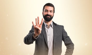 Adam izole arka plan