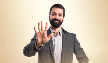 Adam izole arka plan