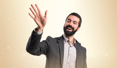 Adam izole arka plan