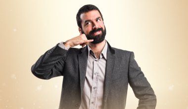 Adam izole arka plan