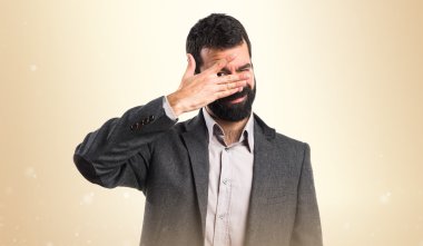 Adam izole arka plan