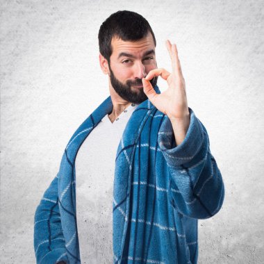 Adam izole arka plan