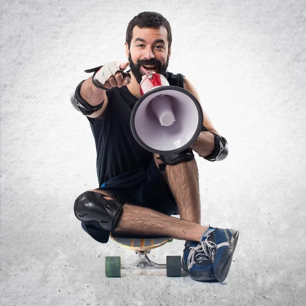 Hombre sobre fondo aislado — Foto de Stock