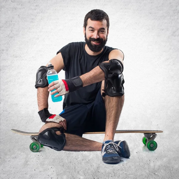 Hombre sobre fondo aislado — Foto de Stock