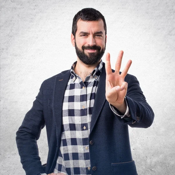 Hombre sobre fondo aislado — Foto de Stock