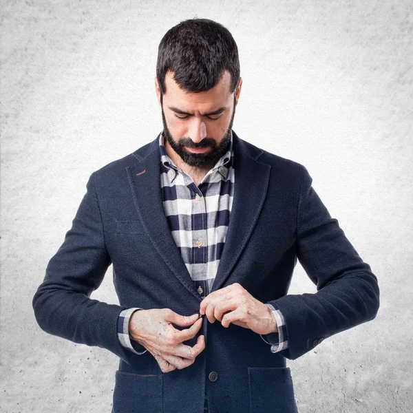 Adam izole arka plan