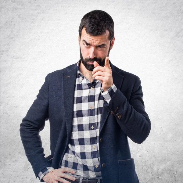 Adam izole arka plan