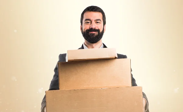 Man over isolated background — Stock Photo, Image