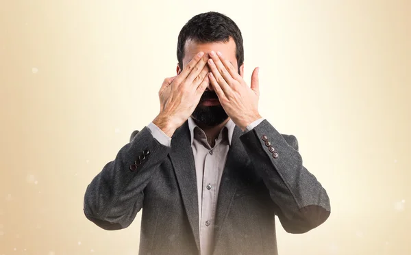 Hombre sobre fondo aislado — Foto de Stock