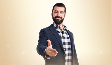 Yakışıklı adam bir anlaşma yapma