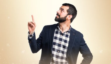 Adam izole arka plan