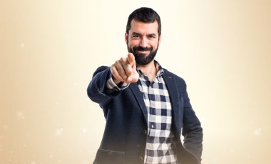 Adam izole arka plan