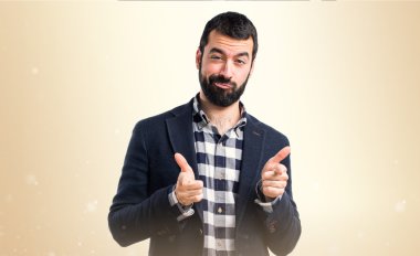 Adam izole arka plan