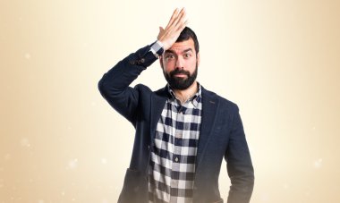 Adam izole arka plan