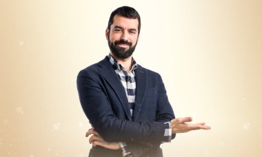 Adam izole arka plan