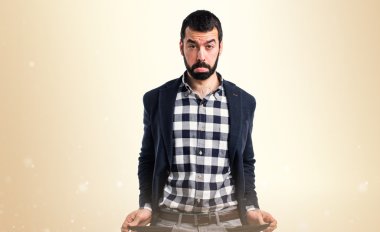 Adam izole arka plan