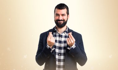 Adam izole arka plan