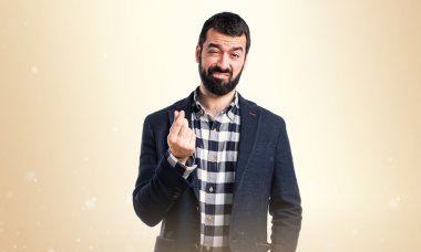 Adam izole arka plan