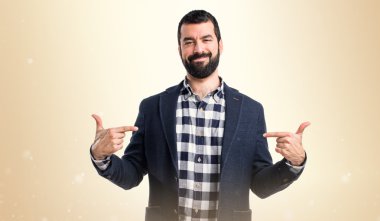 Adam izole arka plan