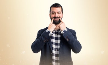 Adam izole arka plan