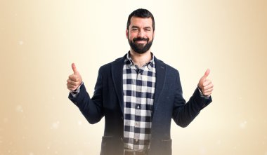 Adam izole arka plan