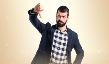 Adam izole arka plan