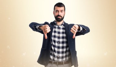 Adam izole arka plan