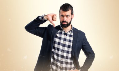 Adam izole arka plan