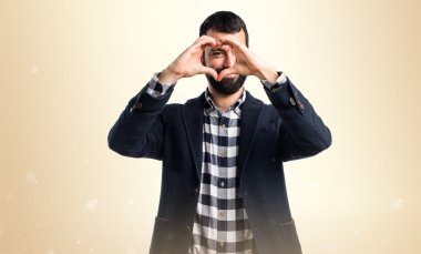 Adam izole arka plan