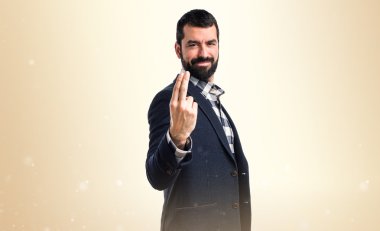 Adam izole arka plan