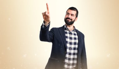 Adam izole arka plan