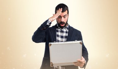 Adam izole arka plan