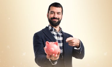 Adam izole arka plan